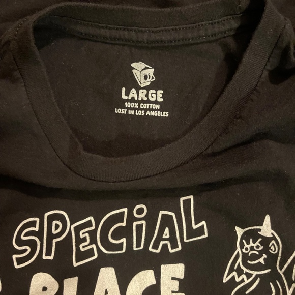 Takeout Order A Special Place Men's Sz Large Graphic Black T-Shirt - Picture 4 of 7